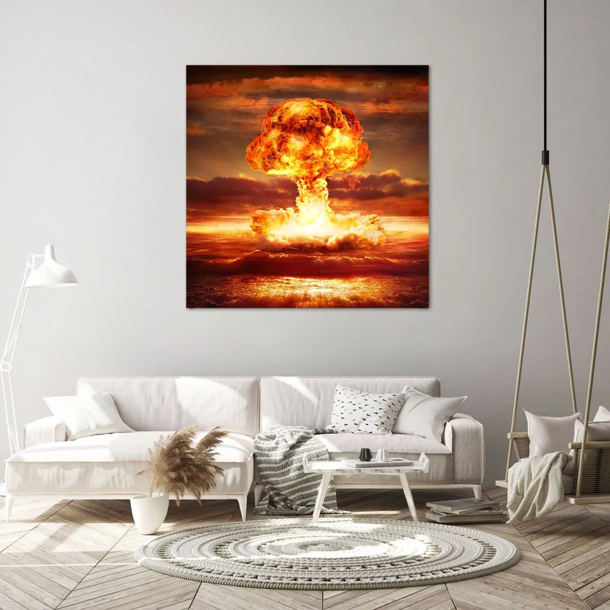 Bild auf Leinwand - Leinwandbild - Und das Ende wird kommen - 70x70 cm