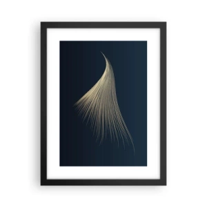 Poster in einem schwarzem Rahmen - Wie das Haar eines Engels - 30x40 cm