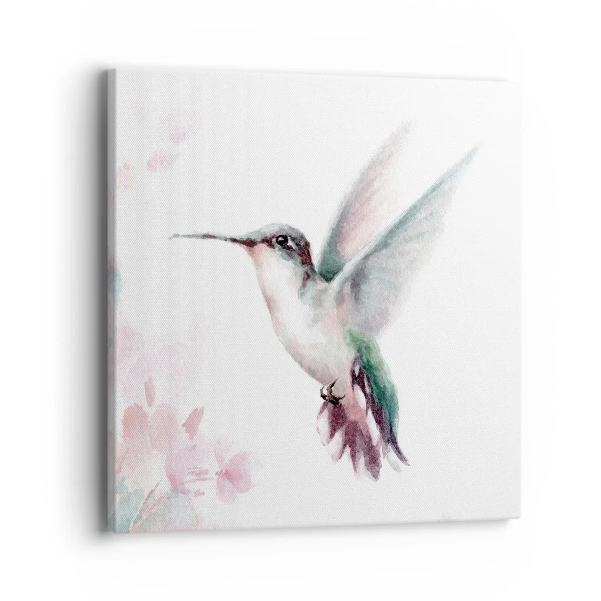 Bild auf Leinwand - Leinwandbild - Im Flattern gehalten - 40x40 cm