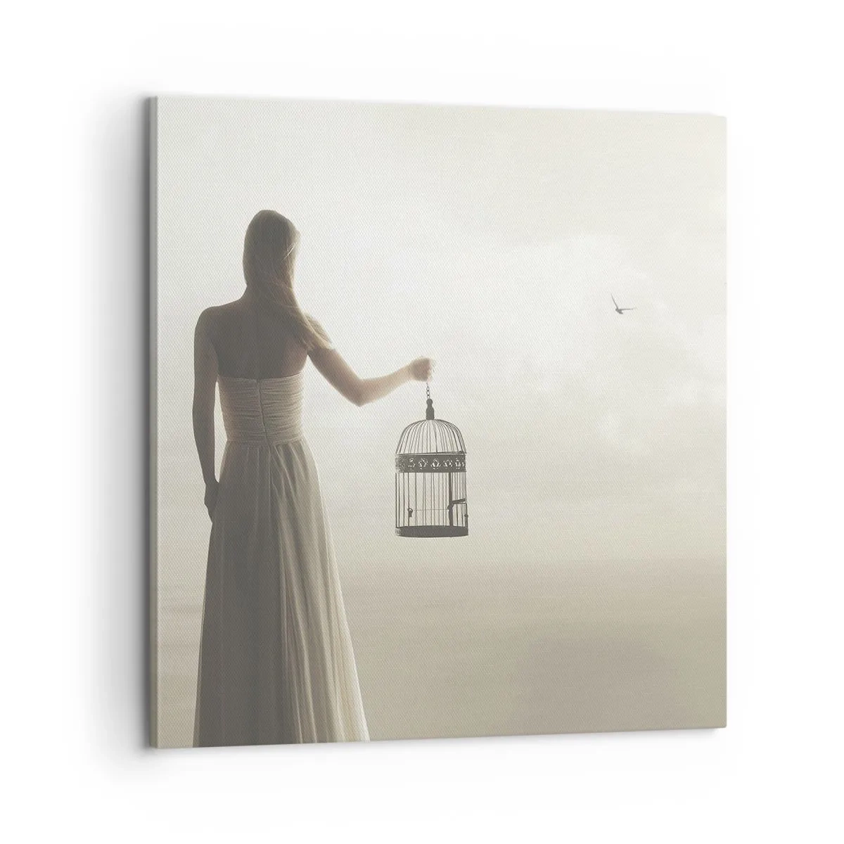 Bild auf Leinwand - Leinwandbild - Sei frei - 60x60 cm