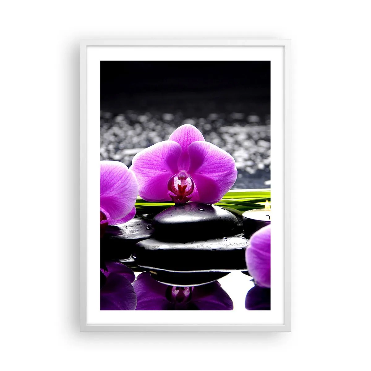 Poster in einem weißen Rahmen - In Ruhe ertrinken - 50x70 cm