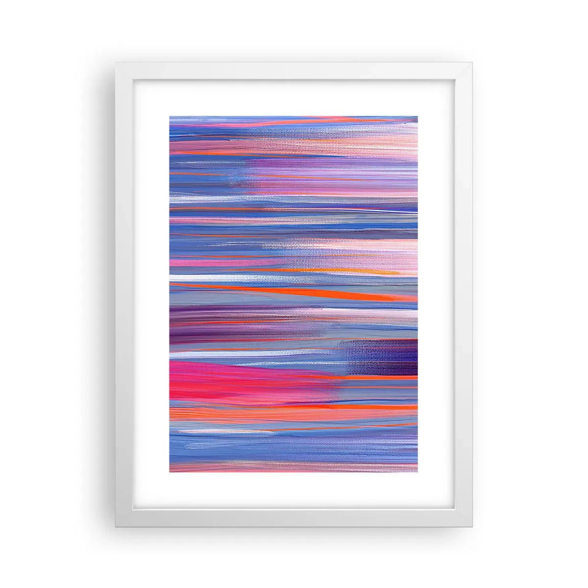 Poster in einem weißen Rahmen - Aufstieg zum Regenbogen - 30x40 cm