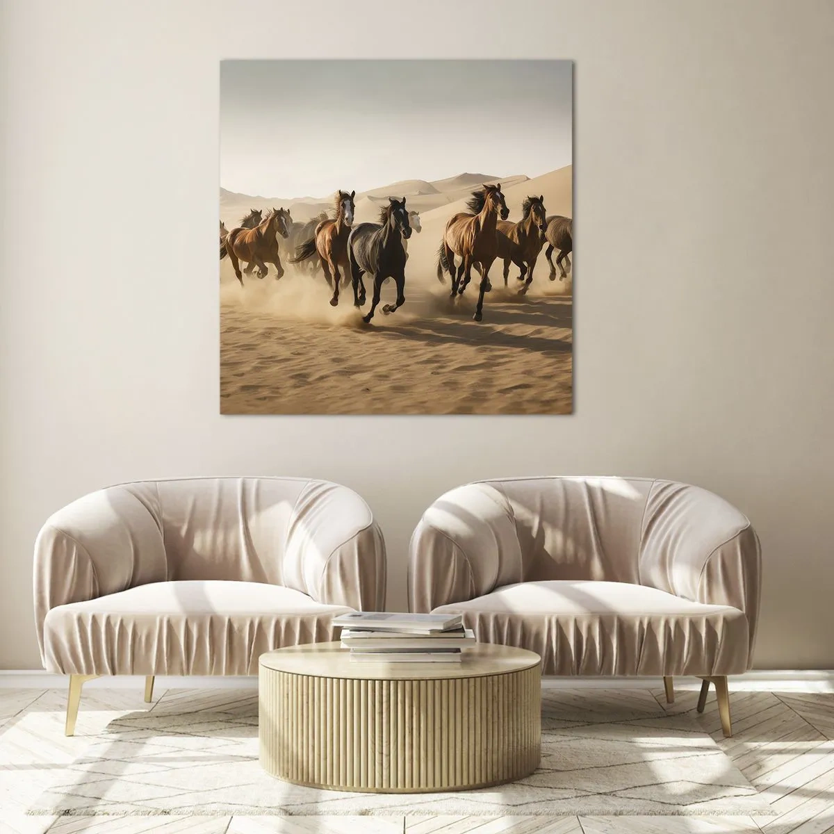 Glasbild - Bild auf glas - Frei wie der Wind - 30x30 cm