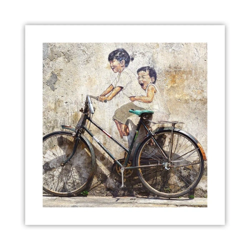 Poster - Richtig oder falsch? - 40x40 cm