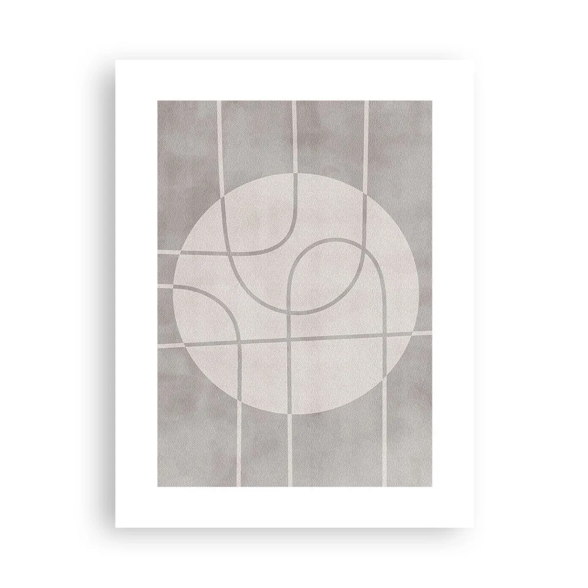 Poster - Kreisförmig und geradeaus - 30x40 cm