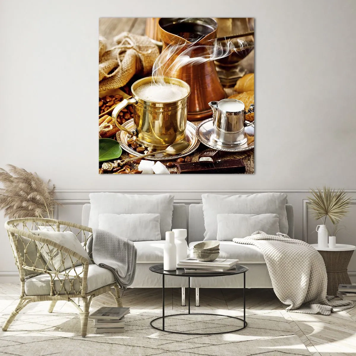 Glasbild - Bild auf glas - Schönen Tag noch! - 70x70 cm