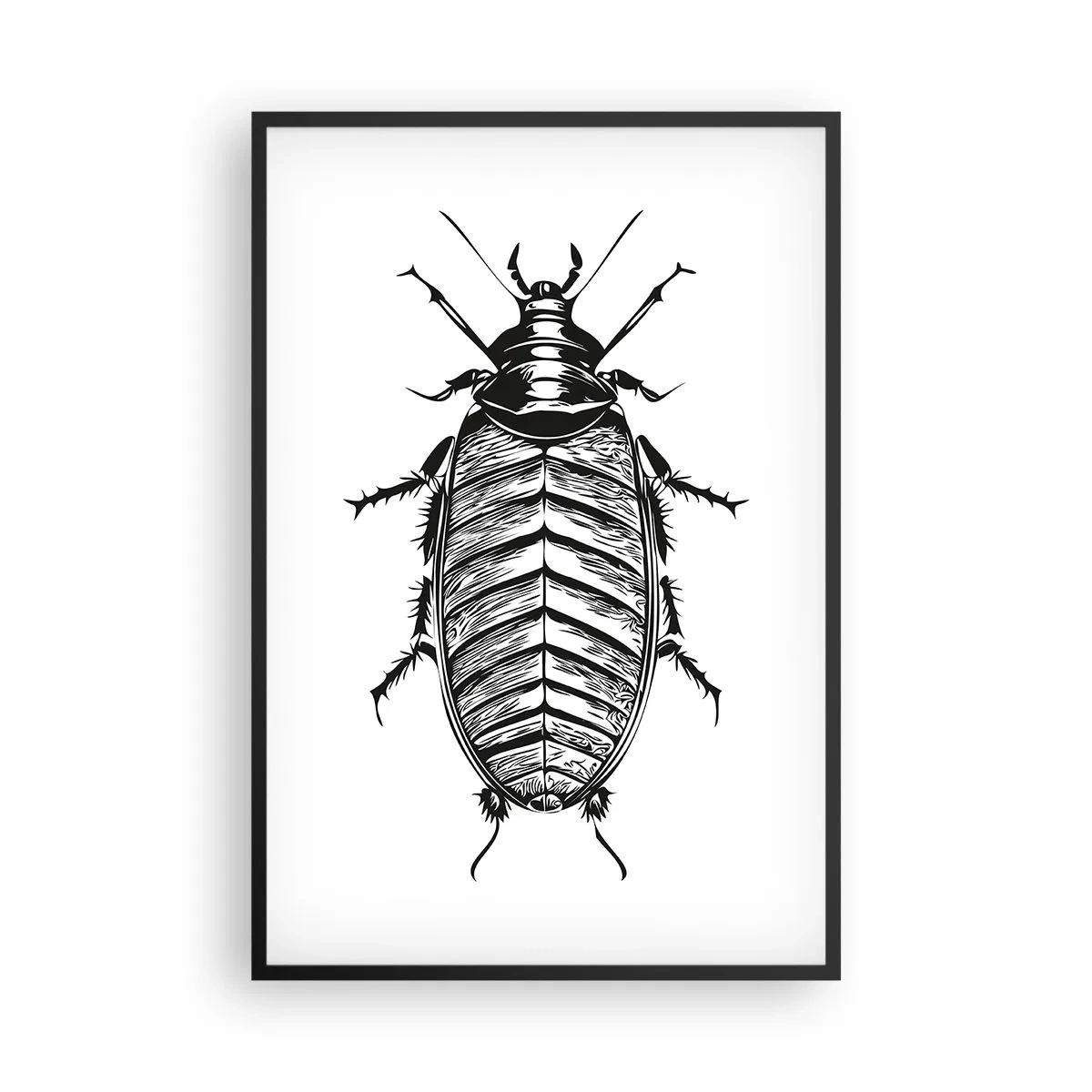 Poster in einem schwarzem Rahmen - Was für ein Exemplar! - 61x91 cm