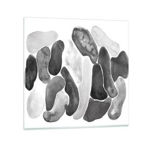 Glasbild - Bild auf glas - Felsige Abstraktion - 30x30 cm