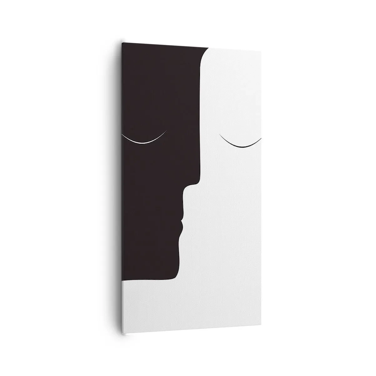 Bild auf Leinwand - Leinwandbild - Einheit der Gegensätze - 65x120 cm