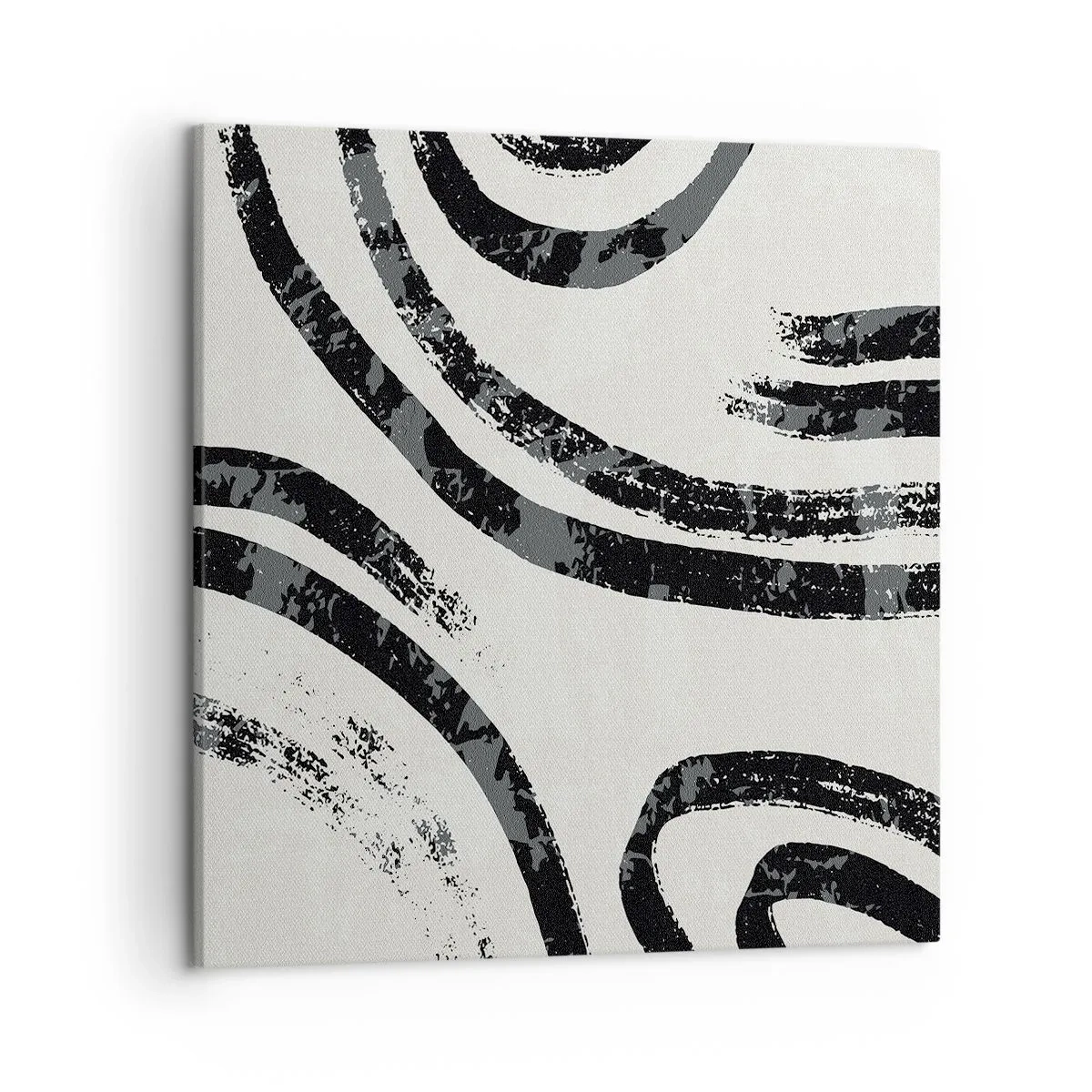 Bild auf Leinwand - Leinwandbild - Bei Hälfte angehalten - 50x50 cm