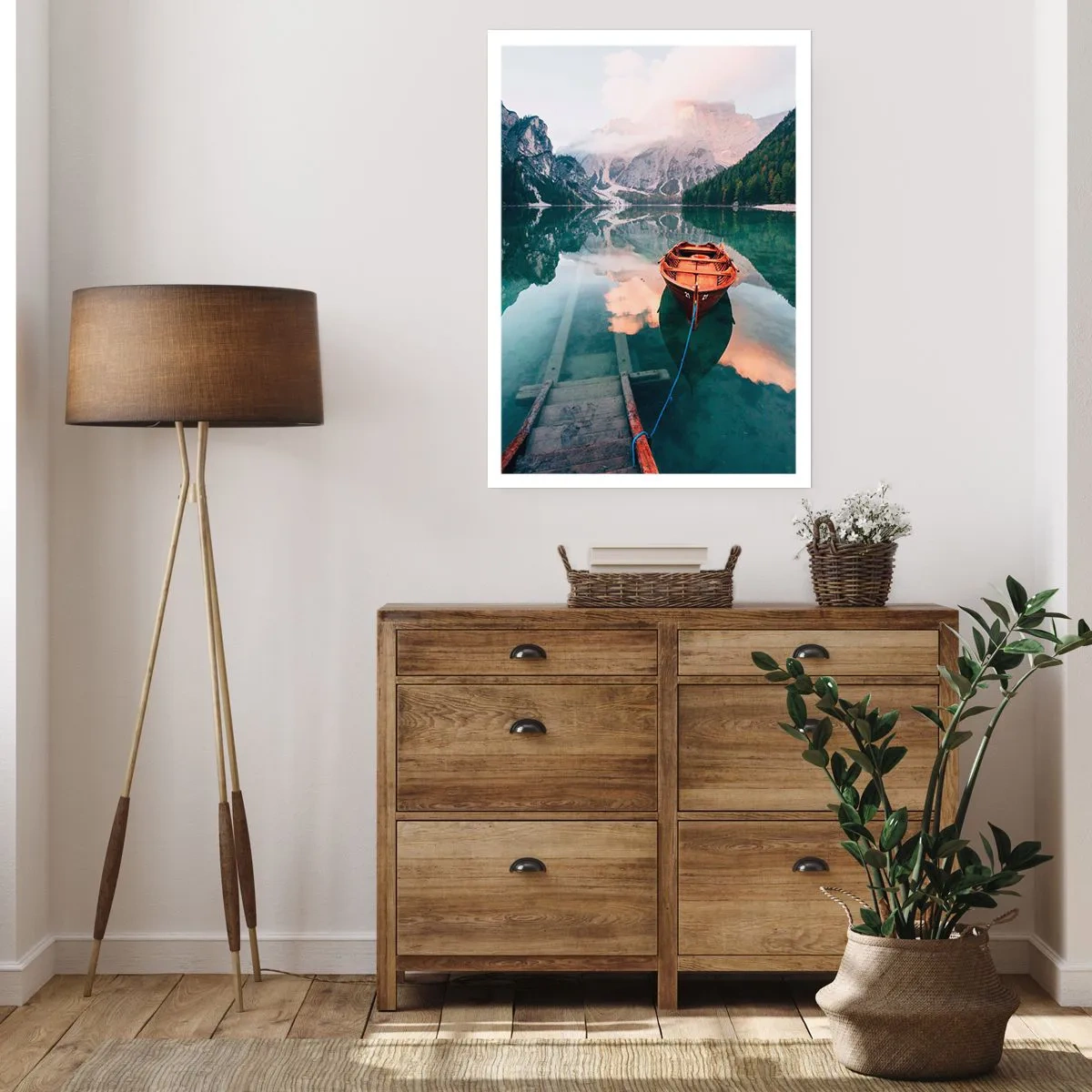 Poster - Friedlicher Schlaf der Berge - 70x100 cm