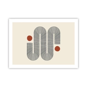 Poster - Vom Anfang bis zum Ende - 70x50 cm