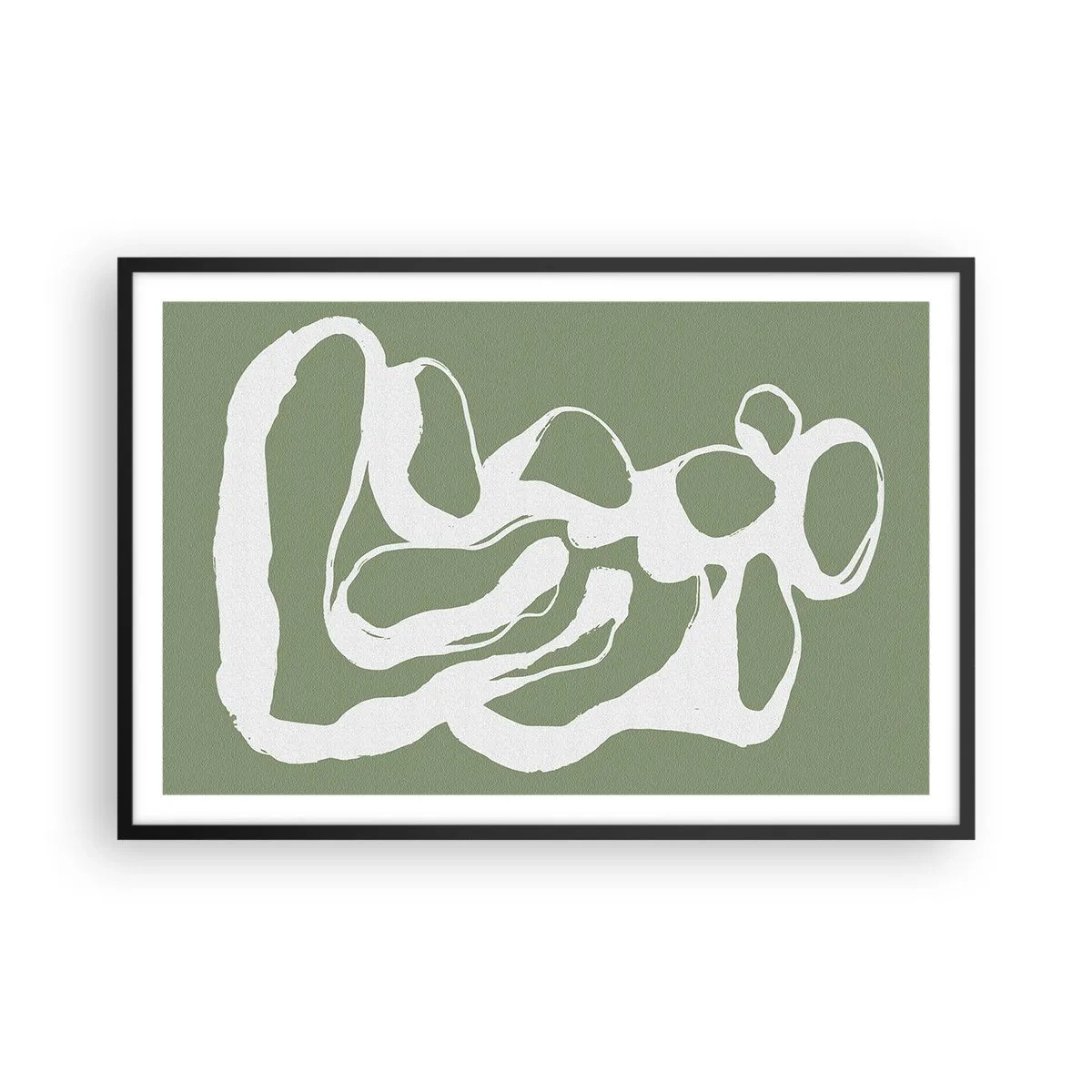 Poster in einem schwarzem Rahmen - Ruf des Weltraums - 91x61 cm