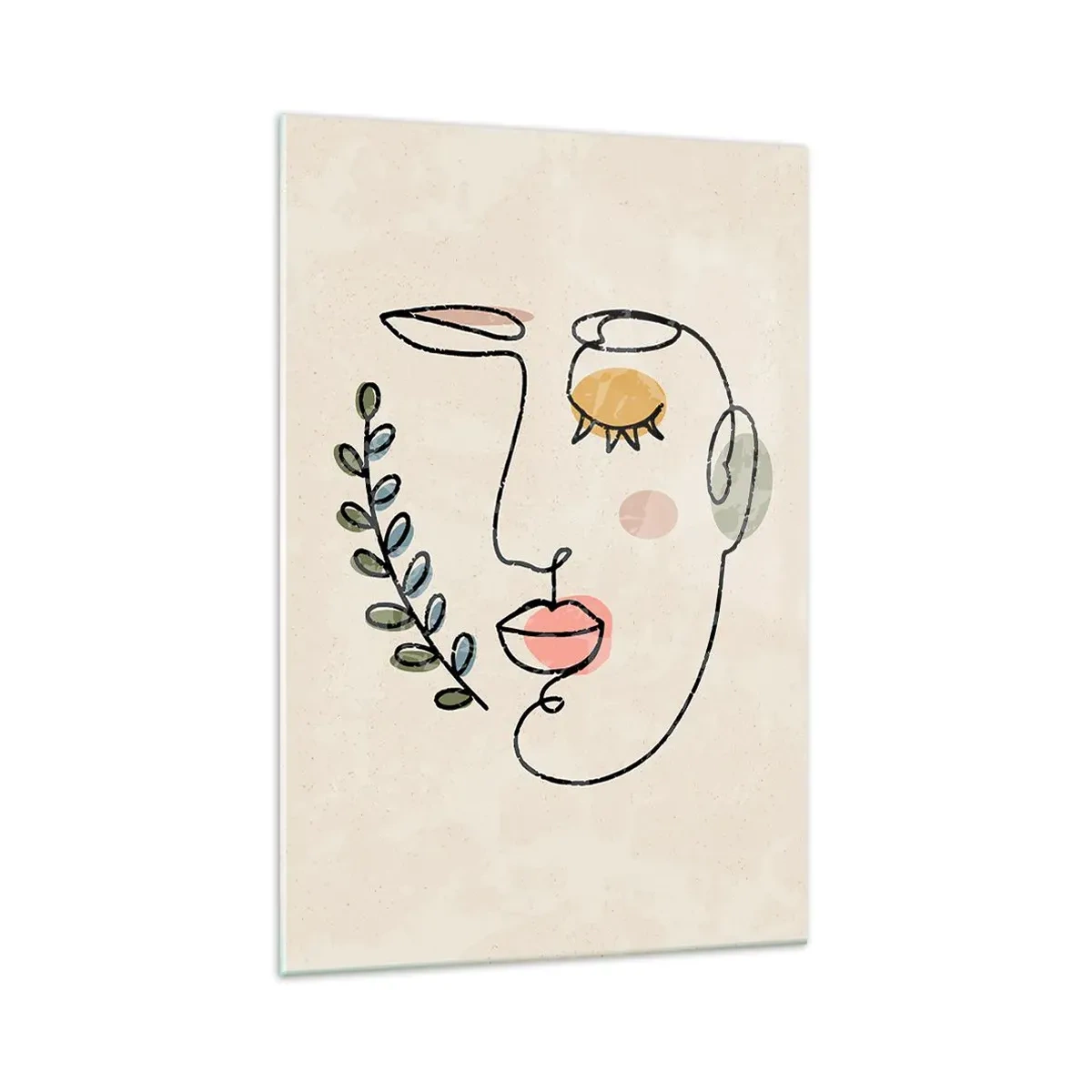 Glasbild - Bild auf glas - Frieden ist gefunden - 70x100 cm