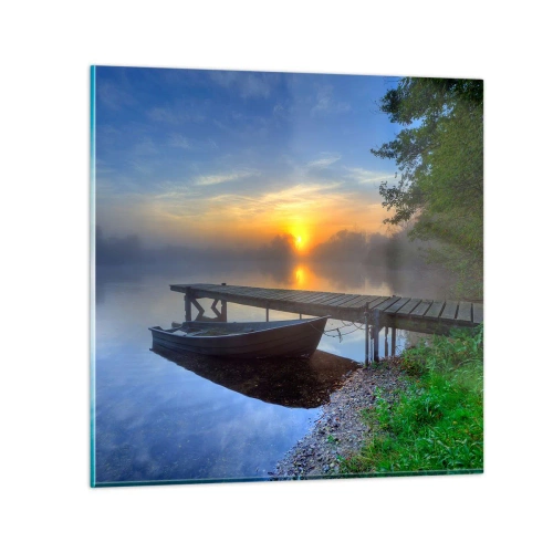 Glasbild - Bild auf glas - Wie aus Gewöhnlichem Magie wird - 70x70 cm