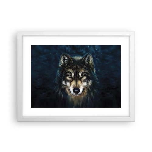 Poster in einem weißen Rahmen - Alpha? Und Omega - 40x30 cm