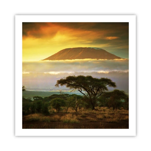 Poster - Ein Reisetraum - 60x60 cm