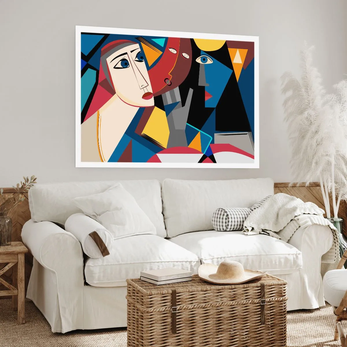 Poster - Gespräch zwischen Kubisten - 40x30 cm