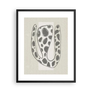 Poster in einem schwarzem Rahmen - Seltsame Kreatur - 40x50 cm