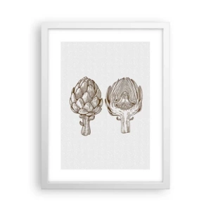 Poster in einem weißen Rahmen - Anatomie-Lektion - 30x40 cm