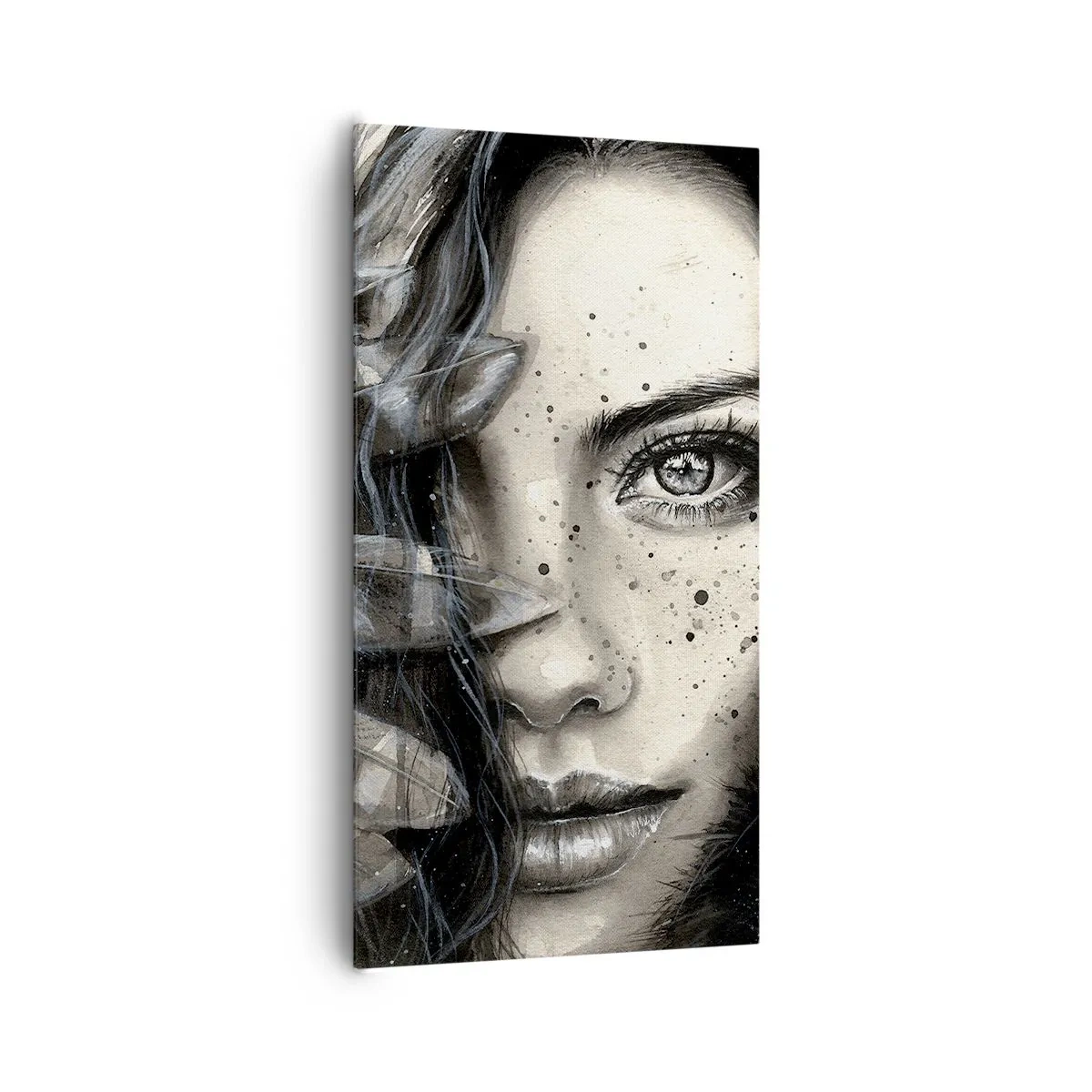 Bild auf Leinwand - Leinwandbild - Wilde Schönheit - 65x120 cm