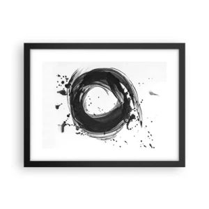 Poster in einem schwarzem Rahmen - Der Wirbel der Schöpfung - 40x30 cm