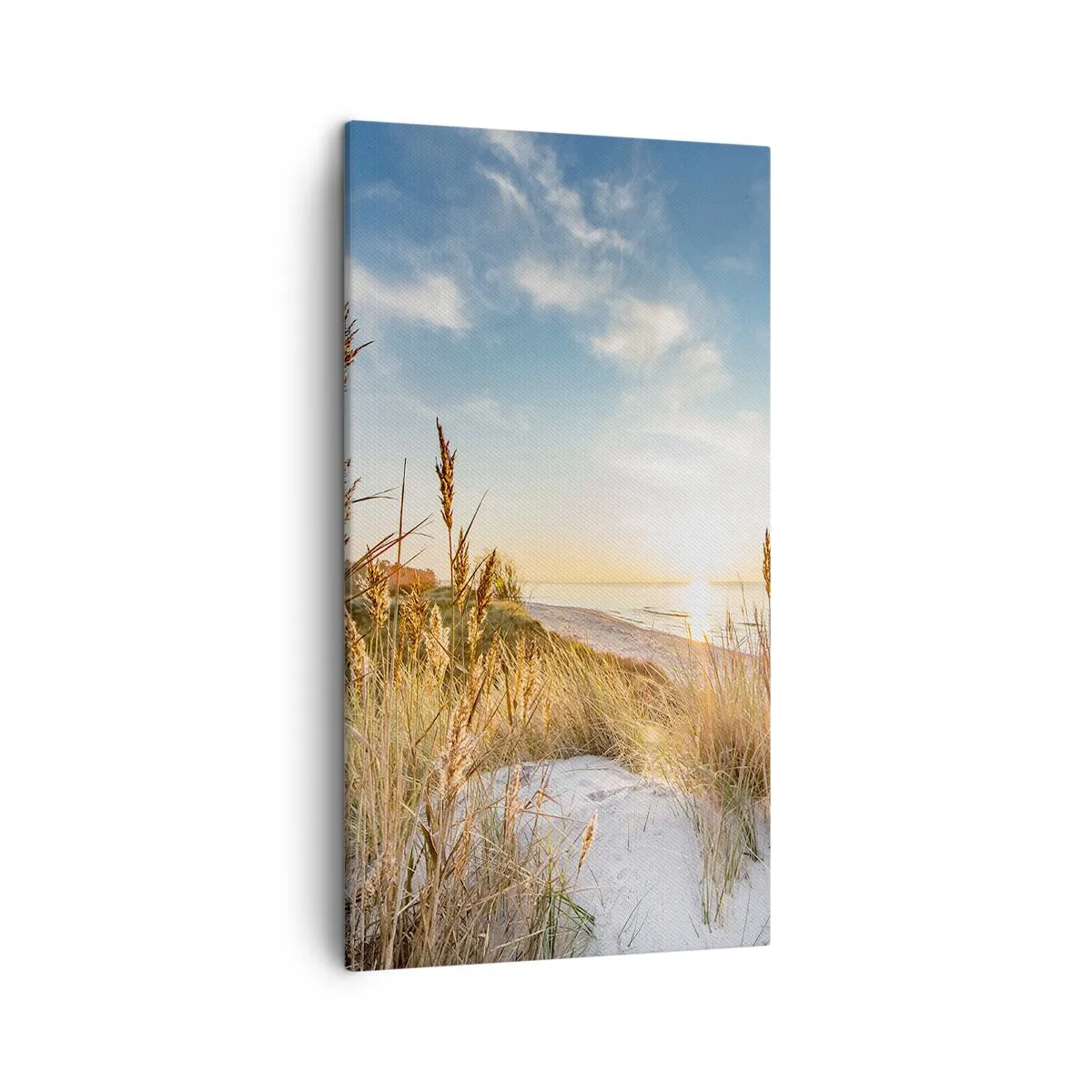 Bild auf Leinwand - Leinwandbild - Nordstrand - 45x80 cm