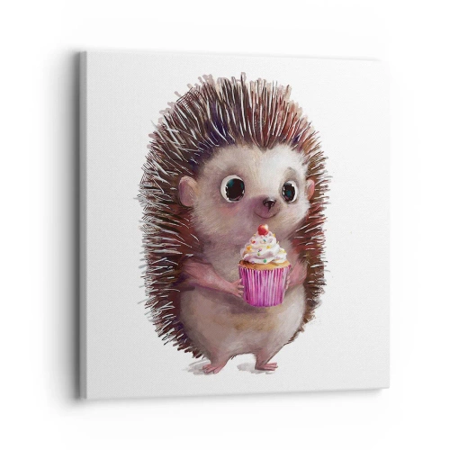 Bild auf Leinwand - Leinwandbild - Der Feiertag ist jeden Tag - 30x30 cm