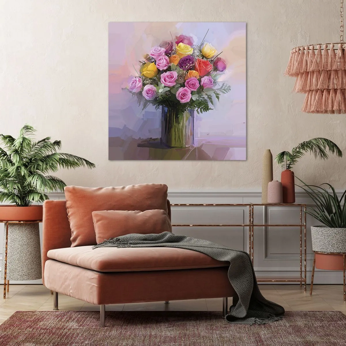 Bild auf Leinwand - Leinwandbild - Festgehaltene Schönheit - 60x60 cm