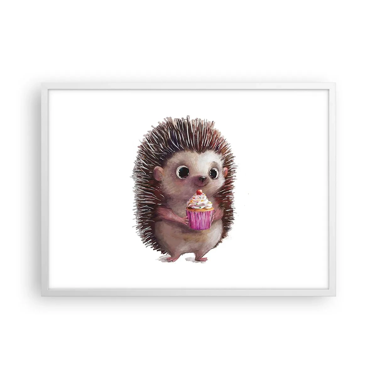 Poster in einem weißen Rahmen - Der Feiertag ist jeden Tag - 70x50 cm