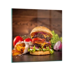 Glasbild - Bild auf glas - Die verbotene Frucht - 70x70 cm