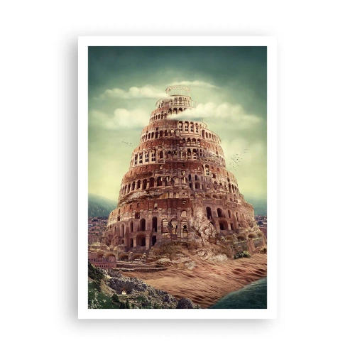 Poster - Turm von Babylon - 70x100 cm