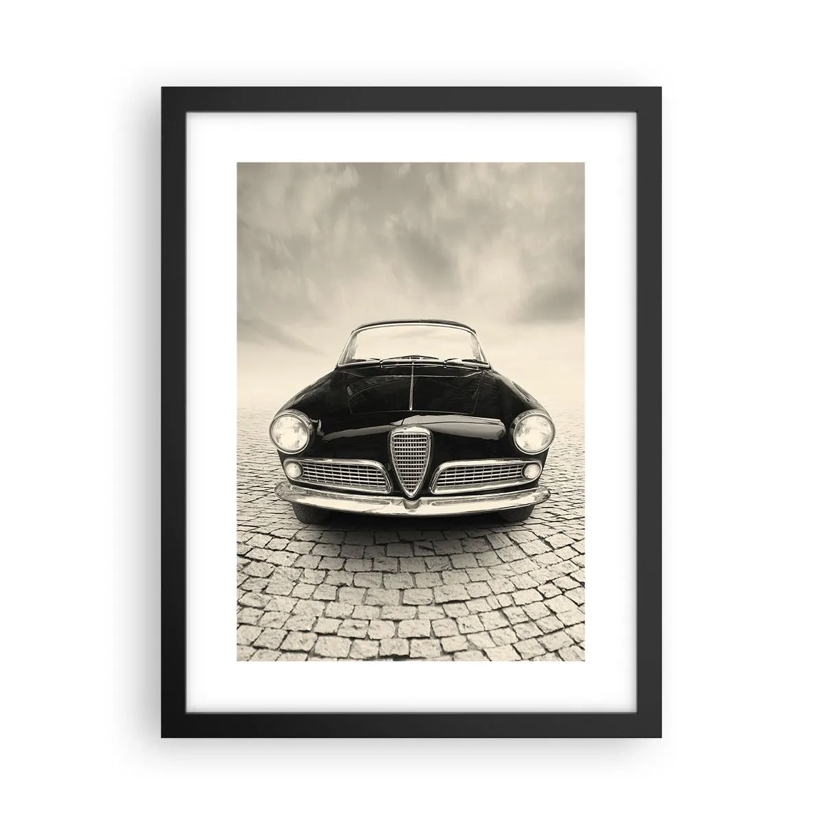 Poster in einem schwarzem Rahmen - Man muss mich einfach lieben - 30x40 cm