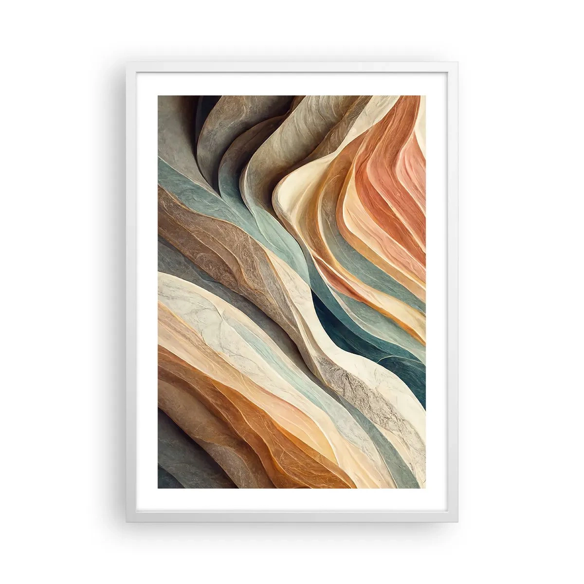 Poster in einem weißen Rahmen - Moment vor der Veränderung - 50x70 cm