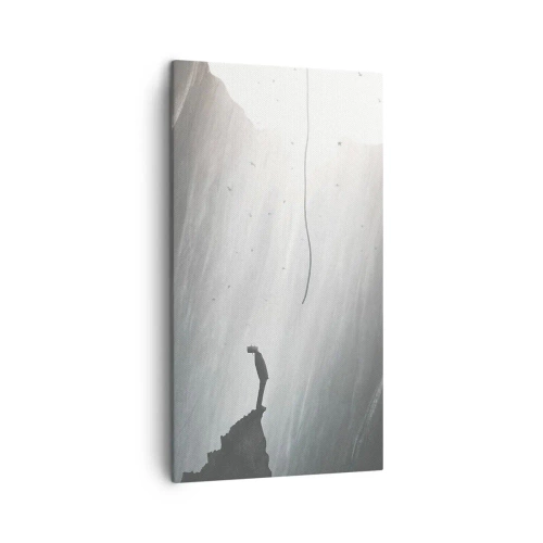 Bild auf Leinwand - Leinwandbild - Es gibt immer einen Ausweg - 45x80 cm