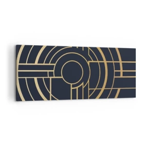 Bild auf Leinwand - Leinwandbild - Wendungen der Dinge - 100x40 cm