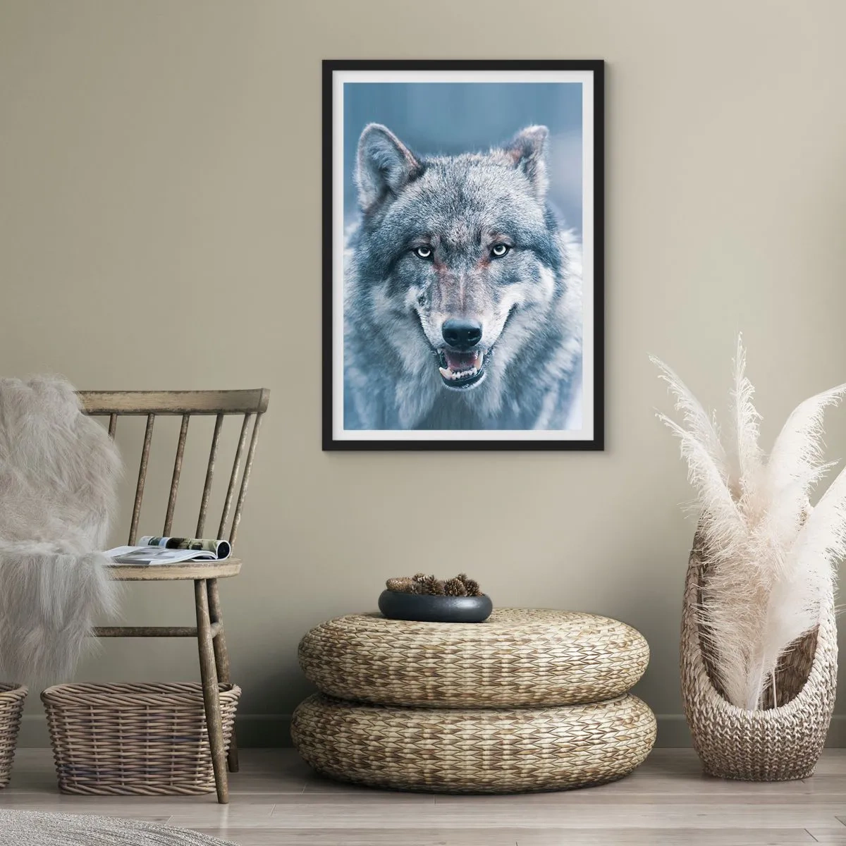 Poster in einem schwarzem Rahmen - Werden Sie die Herausforderung annehmen? - 61x91 cm