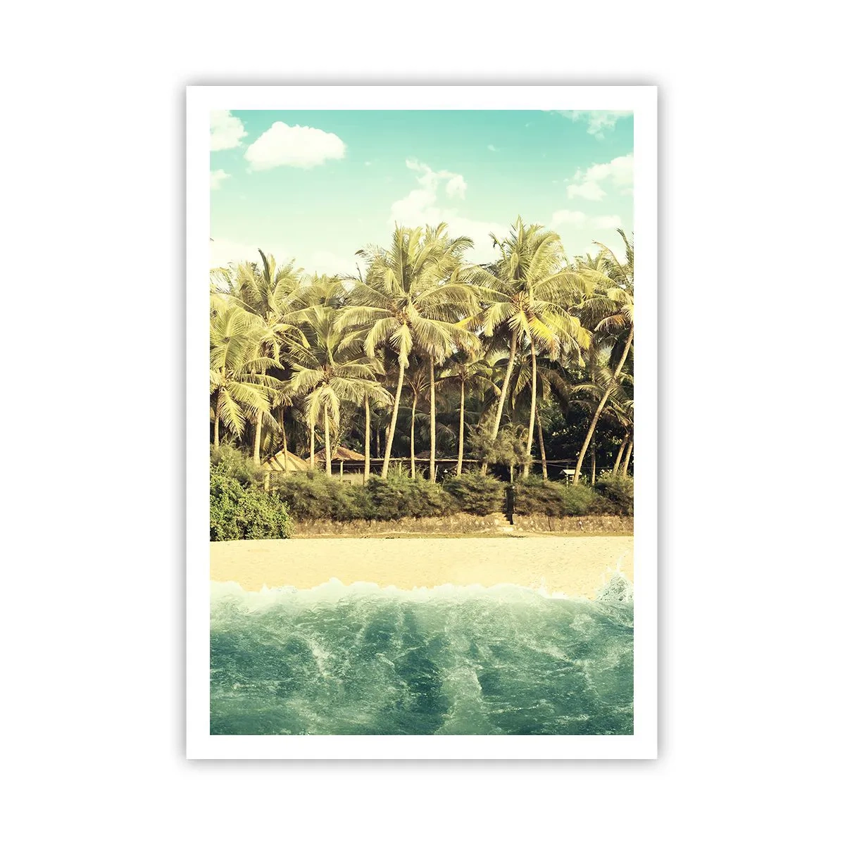 Poster - Wie wäre es hier? - 70x100 cm