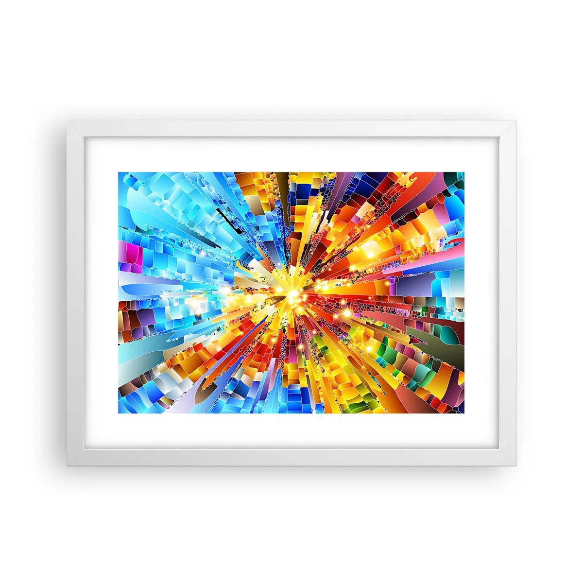 Poster in einem weißen Rahmen - In Medienauflösung - 40x30 cm