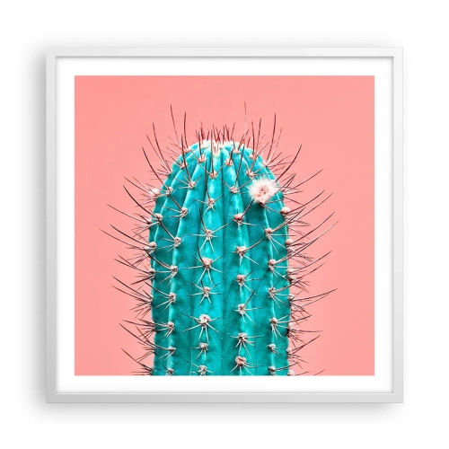 Poster in einem weißen Rahmen - Schau einfach hin - 60x60 cm