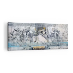 Bild auf Leinwand - Leinwandbild - Wie auf Eis, wie nach Dezember - 100x40 cm
