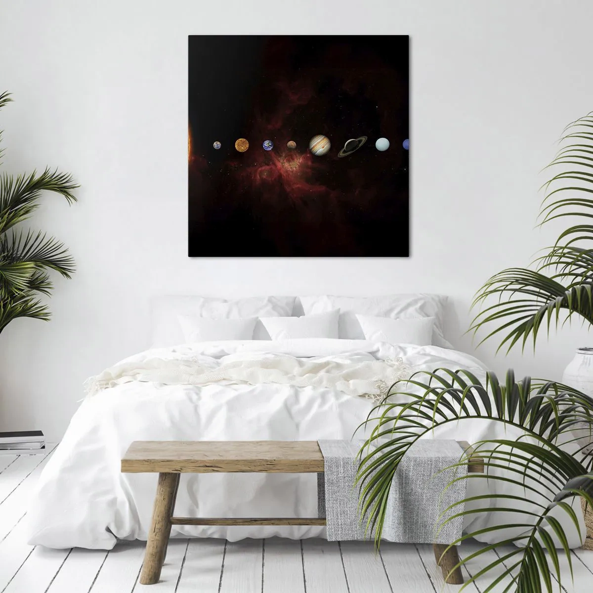 Bild auf Leinwand - Leinwandbild - Unsere Nachbarschaft - 50x50 cm