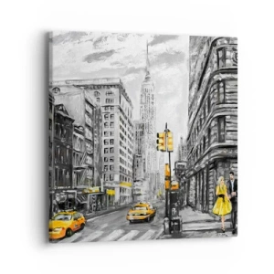 Bild auf Leinwand - Leinwandbild - Eine New Yorker Geschichte - 40x40 cm