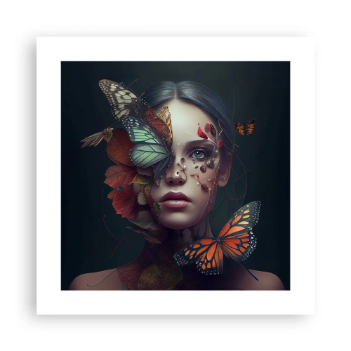 Poster - Wunderbare Metamorphose - 40x40 cm