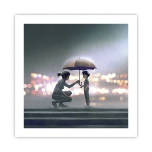 Poster - Und jetzt ist alles in Ordnung - 50x50 cm