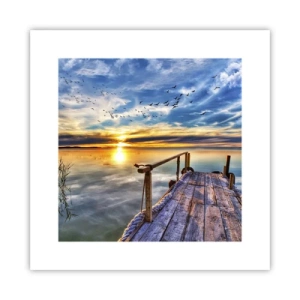 Poster - Der Wind geht zur Ruhe - 30x30 cm