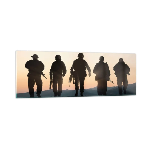 Glasbild - Bild auf glas - Willkommen in unserer Welt - 90x30 cm