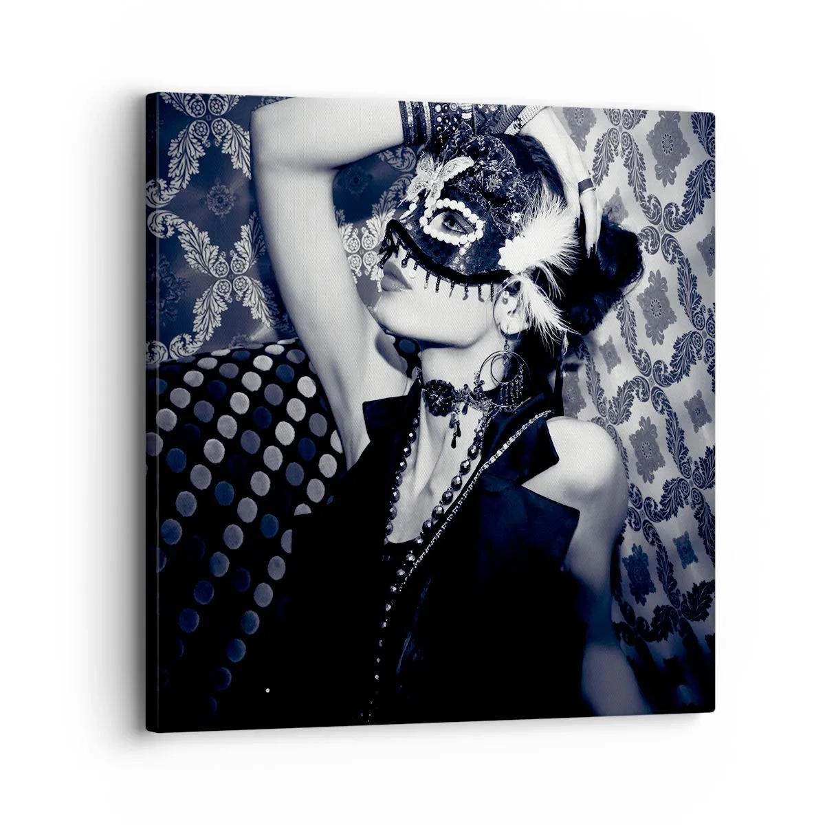 Bild auf Leinwand - Leinwandbild - Dekorationen, Ornamente, Muster ... - 30x30 cm