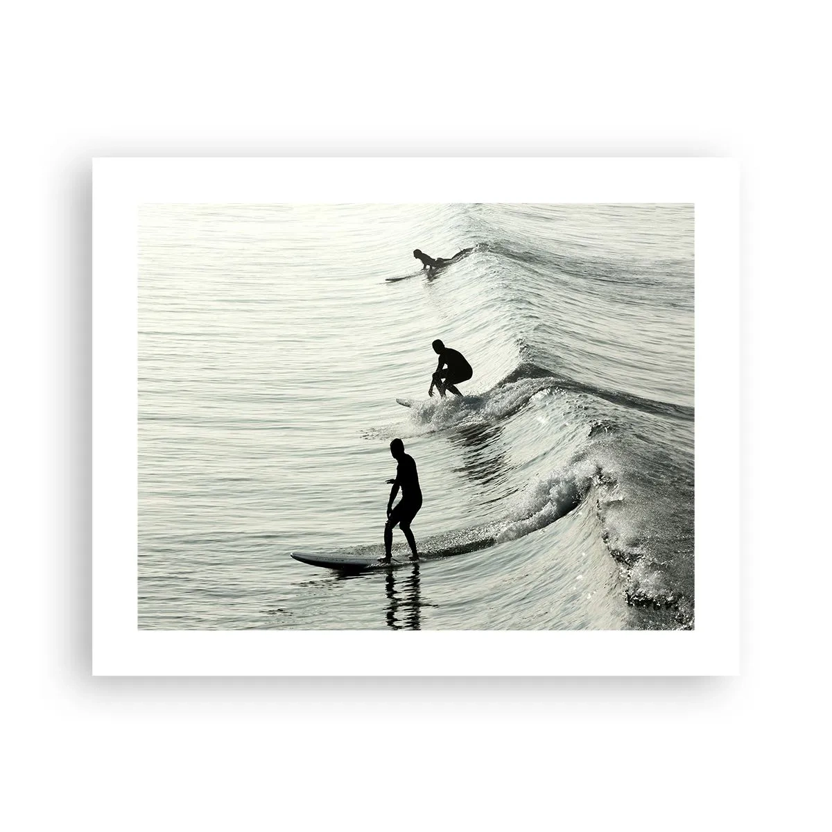 Poster - Gegen die Welle - 50x40 cm