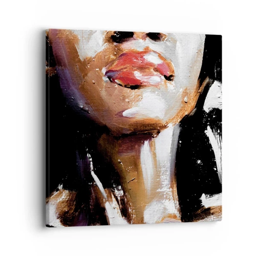 Bild auf Leinwand - Leinwandbild - Stolz ohne Vorurteile - 40x40 cm